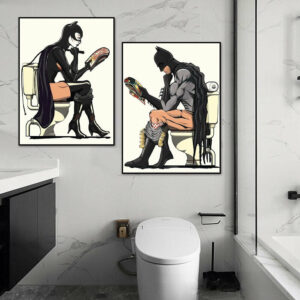 Daedalus Designs - American Heroes In The Toilet Canvas Art - Review