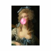 Daedalus Designs - Vintage Women Chewing Bubble Gum Canvas Art - Review