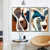 Daedalus Designs - Mid Century Abstract Color Pattern Canvas Art - Review