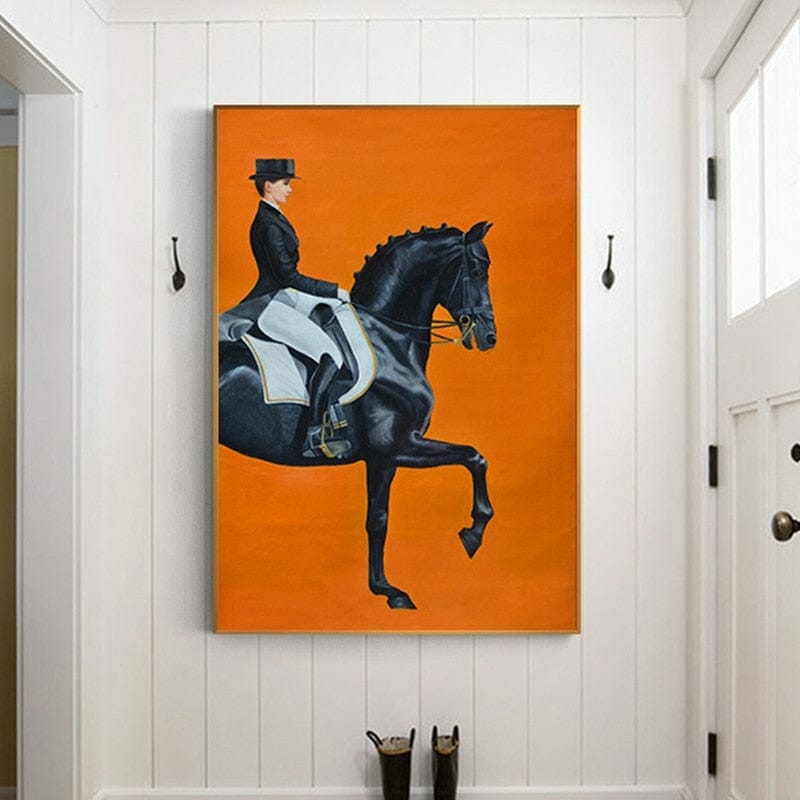 Daedalus Designs - Royal Black Horse Canvas Art - Review