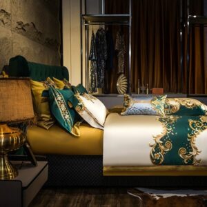Daedalus Designs - Emerald Silk Luxury Jacquard Duvet Cover Set - Review