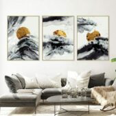 Daedalus Designs - Watercolor Abstract Cloudy Sun Canvas Art - Review