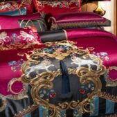 Daedalus Designs - Victoria Purple Silk Luxury Jacquard Duvet Cover Set - Review