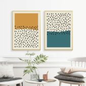 Daedalus Designs - Boho Minimalist Abstract Dots Canvas Art - Review