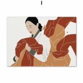 Daedalus Designs - Boho Traditional Korean Hanbok Canvas Art - Review