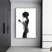 Daedalus Designs - Half Naked Girl in Silk Canvas Art - Review