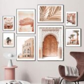Daedalus Designs - Morocco Sand Temple Arch Gallery Wall Canvas Art - Review