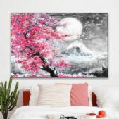Daedalus Designs - Cherry Blossom Mount Fuji Japanese Canvas Art - Review