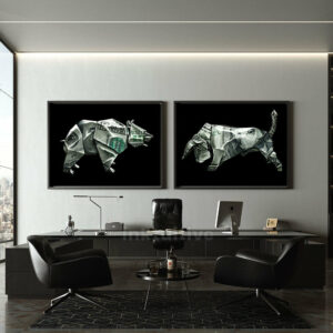 Daedalus Designs - Bull And Bear Of Wall Street Canvas Art - Review