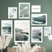 Daedalus Designs - Mountains Lake Pier Gallery Wall Canvas Art - Review