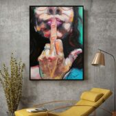 Daedalus Designs - Kiss My Middle Finger Canvas Art - Review