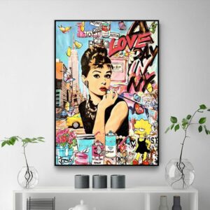 Daedalus Designs - Graffiti Audrey Hepburn Pop Canvas Art - Review