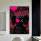 Daedalus Designs - Dark Kaws Yayoi Kusama Canvas Art - Review