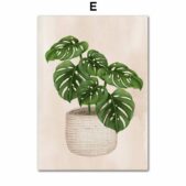 Daedalus Designs - Monstera Green Houseplant Gallery Wall Canvas Art - Review