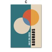 Daedalus Designs - Bauhaus Geometric Abstract Line Pattern Canvas Art - Review