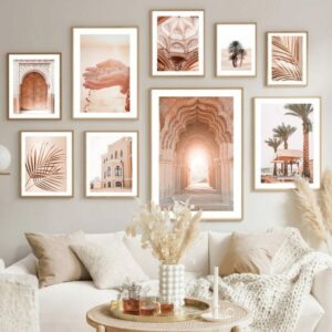 Daedalus Designs - Morocco Sand Temple Arch Gallery Wall Canvas Art - Review