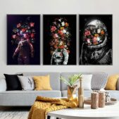 Daedalus Designs - Astronaut Flower Space Gallery Wall Canvas Art - Review