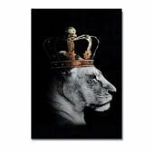 Daedalus Designs - Black Lion King And Queen Canvas Art - Review