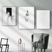 Daedalus Designs - Abstract Black & White Paint Canvas Art - Review