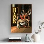Daedalus Designs - Drunk Jesus in Bar Caravaggio Canvas Art - Review
