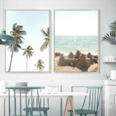 Daedalus Designs - Palm Tree Seascape Beach Canvas Art - Review