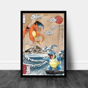 Daedalus Designs - Pokemon Duel in Kanagawa's Wave Canvas Art - Review