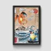 Daedalus Designs - Pokemon Duel in Kanagawa's Wave Canvas Art - Review