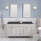 Daedalus Designs - Water Creation Potenza 60 In. Double Sink Bathroom Vanity Set | Blue Limestone Countertop | Oil-Rubbed Bronze Finish - Review