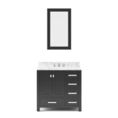 Daedalus Designs - Water Creation Madison 36 in. Single Sink Bathroom Vanity | Carrara White Marble Countertop | Chrome Finish - Review