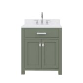Daedalus Designs - Water Creation Madison 30 Inch Single Sink Bathroom Vanity | Carrara White Marble Countertop | Chrome Finish - Review
