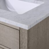 Daedalus Designs - Water Creation Chestnut 60 Inch Grey Oak Double Sink Bathroom Vanity | Carrara White Marble Countertop | Oil-Rubbed Bronze Finish - Review