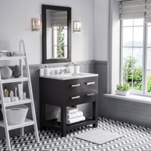 Daedalus Designs - Water Creation Madalyn 30 Inch Single Sink Bathroom Vanity | Carrara White Marble Countertop | Chrome Finish - Review