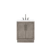 Daedalus Designs - Water Creation Hugo 30 Inch Grey Oak Single Sink Bathroom Vanity | Carrara White Marble Countertop | Oil-Rubbed Bronze Finish - Review