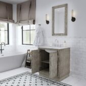 Daedalus Designs - Water Creation Hugo 30 Inch Grey Oak Single Sink Bathroom Vanity | Carrara White Marble Countertop | Chrome Finish - Review