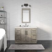 Daedalus Designs - Water Creation Hugo 48 in. Grey Oak Single Sink Bathroom Vanity | Carrara White Marble Countertop | Oil-Rubbed Bronze Finish - Review