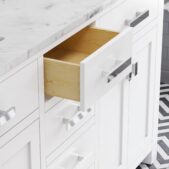 Daedalus Designs - Water Creation Madison 60 Inch Double Sink Bathroom Vanity | Carrara White Marble Countertop | Chrome Finish - Review