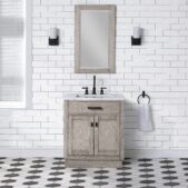 Daedalus Designs - Water Creation Chestnut 30 in. Grey Oak Single Sink Bathroom Vanity | Carrara White Marble Countertop | Oil-Rubbed Bronze Finish - Review
