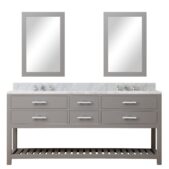 Daedalus Designs - Water Creation Madalyn 72 Inch Double Sink Bathroom Vanity | Carrara White Marble Countertop | Chrome Finish - Review