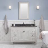Daedalus Designs - Water Creation Potenza 48 in. Earl Grey Single Sink Bathroom Vanity | Blue Limestone Countertop | Oil-Rubbed Bronze Finish - Review
