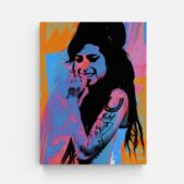 Daedalus Designs - Amy Winehouse Portrait Framed Canvas Wall Art - Review