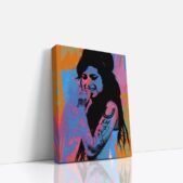 Daedalus Designs - Amy Winehouse Portrait Framed Canvas Wall Art - Review