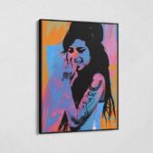 Amy-Winehouse-Portrait-Framed-Canvas-Wall-Art