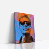 Daedalus Designs - Anthony Bourdain Bright Colors Framed Canvas Wall Art - Review