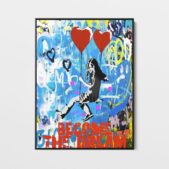 Daedalus Designs - Banksy Become The Dream Graffiti Framed Canvas Wall Art - Review