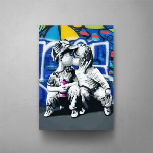 Daedalus Designs - Banksy Children Kissing Graffiti Wall Art - Review