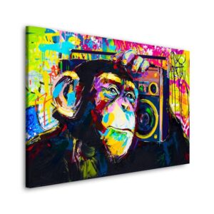 Daedalus Designs - Banksy DJ Monkey Listening to Music Graffiti Wall Art - Review