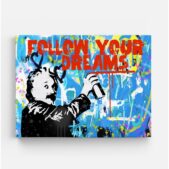 Daedalus Designs - Banksy Einstein Follow Your Dreams Graffiti Wall Art - Review