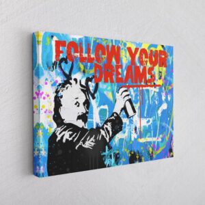 Daedalus Designs - Banksy Einstein Follow Your Dreams Graffiti Wall Art - Review