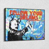 Banksy-Einstein-Follow-Your-Dreams-Graffiti-Wall-Art