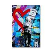 Daedalus Designs - Banksy Einstein Love Is The Answer Graffiti Wall Art - Review